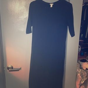 Black T shirt dress